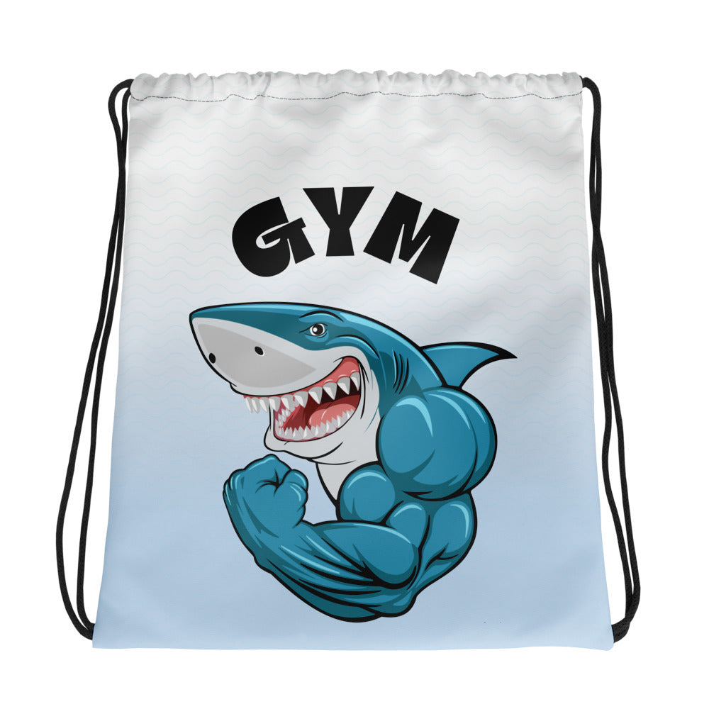 GYM Shark. Drawstring bag