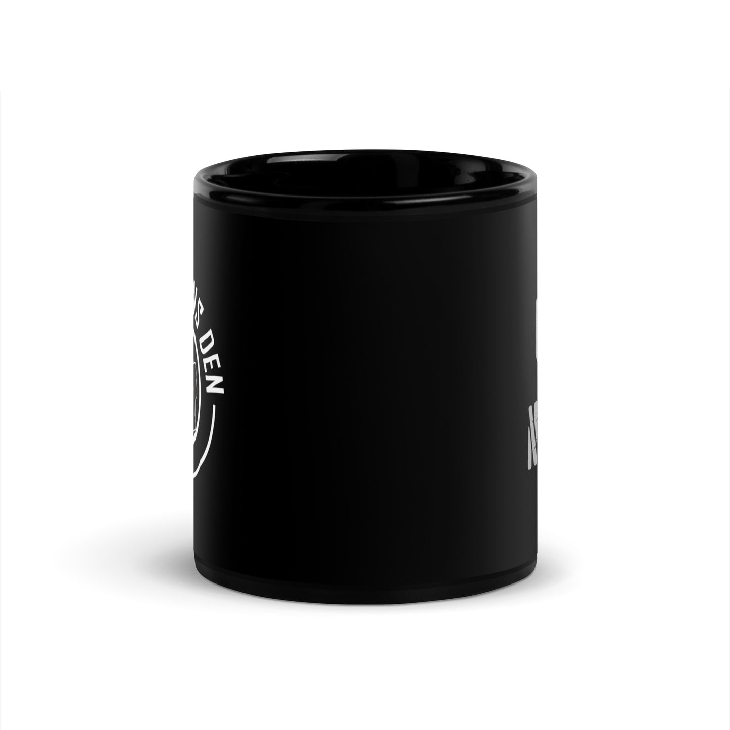 Veterans Den Navy. Black Glossy Mug