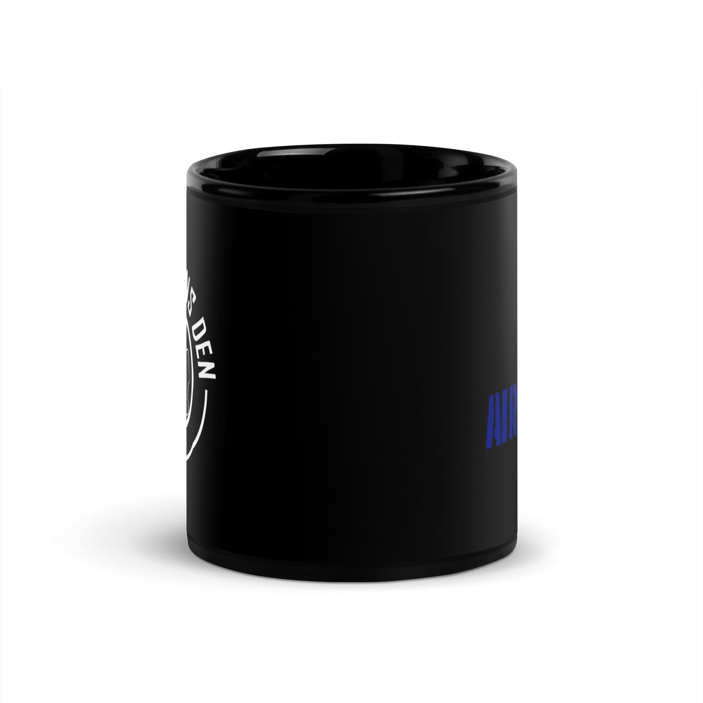 Veterans Den Air Force. Black Glossy Mug