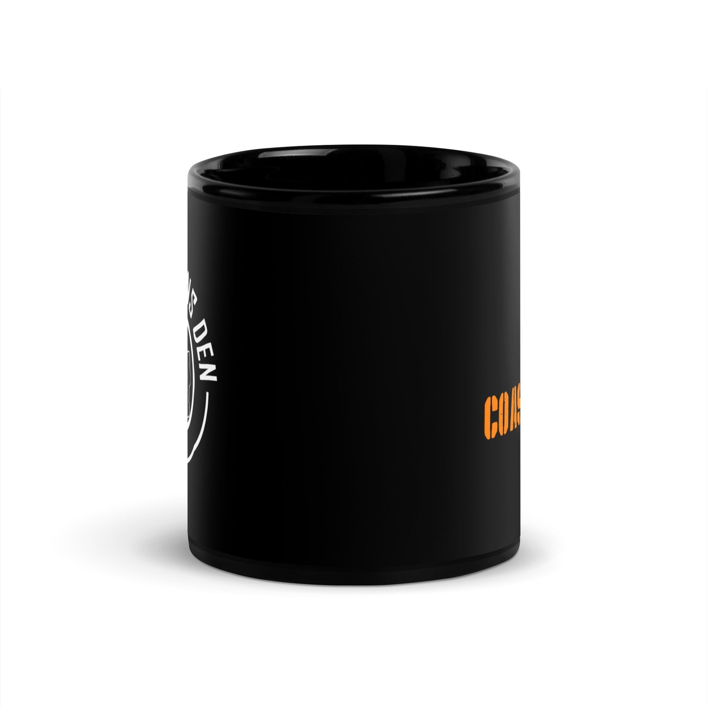 Veterans Den Coast Guard. Black Glossy Mug