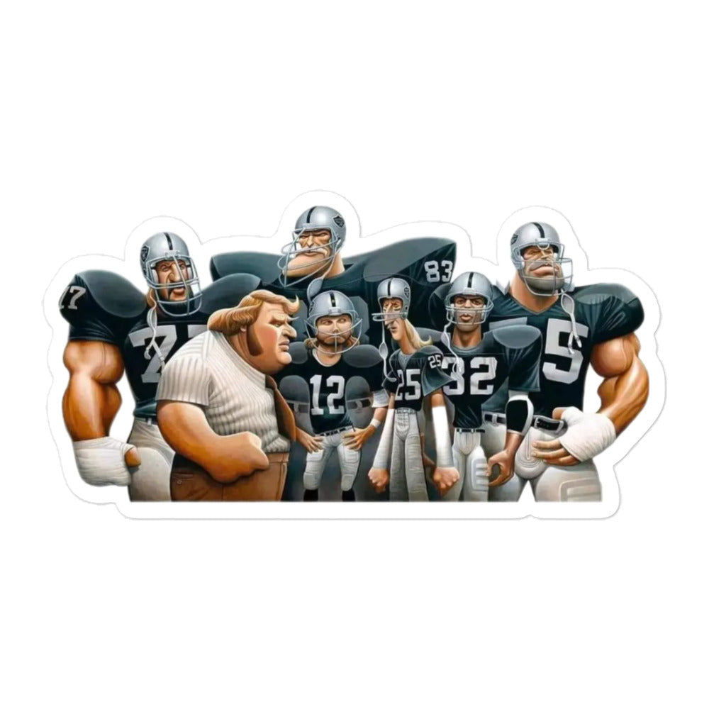Raider greats Bubble-free stickers