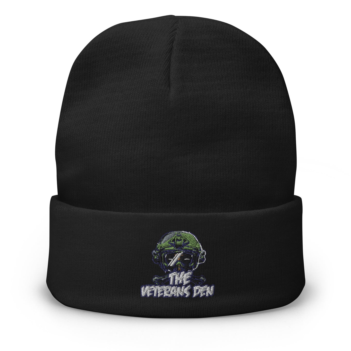 The Veterans Den tactical crossbones - Embroidered Beanie