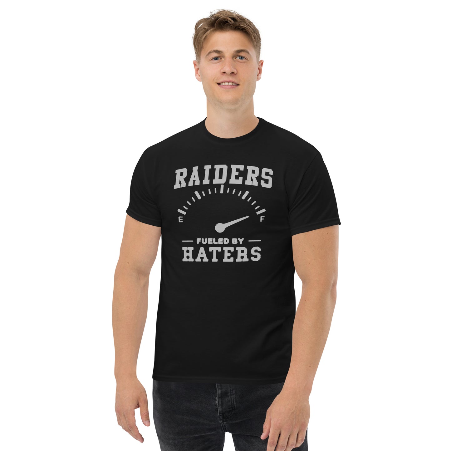 Raiders Fueled by Haters. Men's classic tee