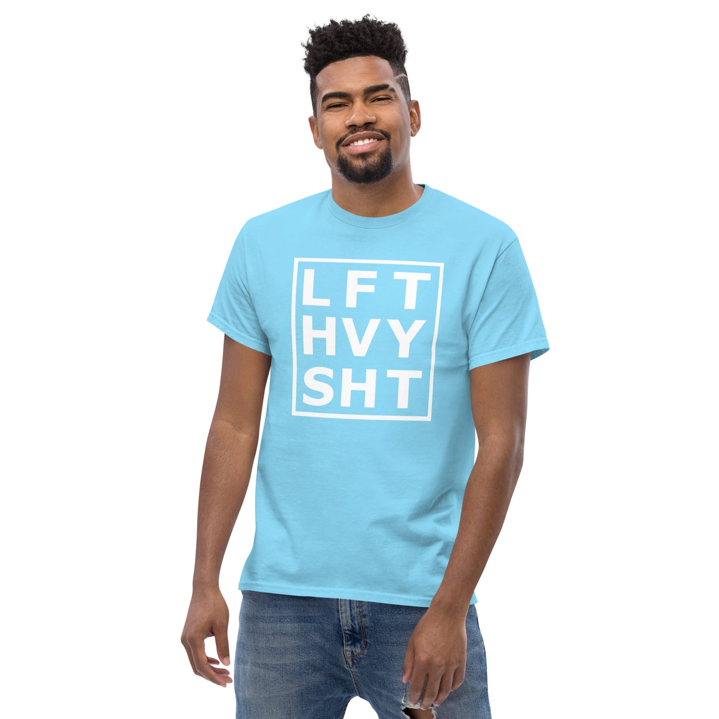LFT HVY SHT wht. Men's classic tee