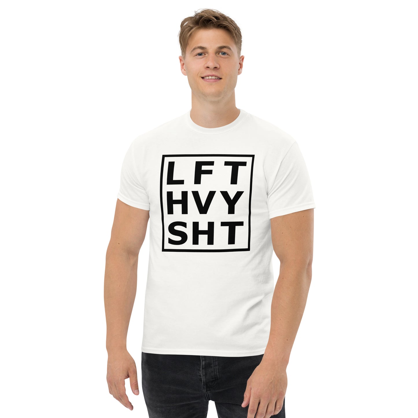 LFT HVY SHT blk. Men's classic tee