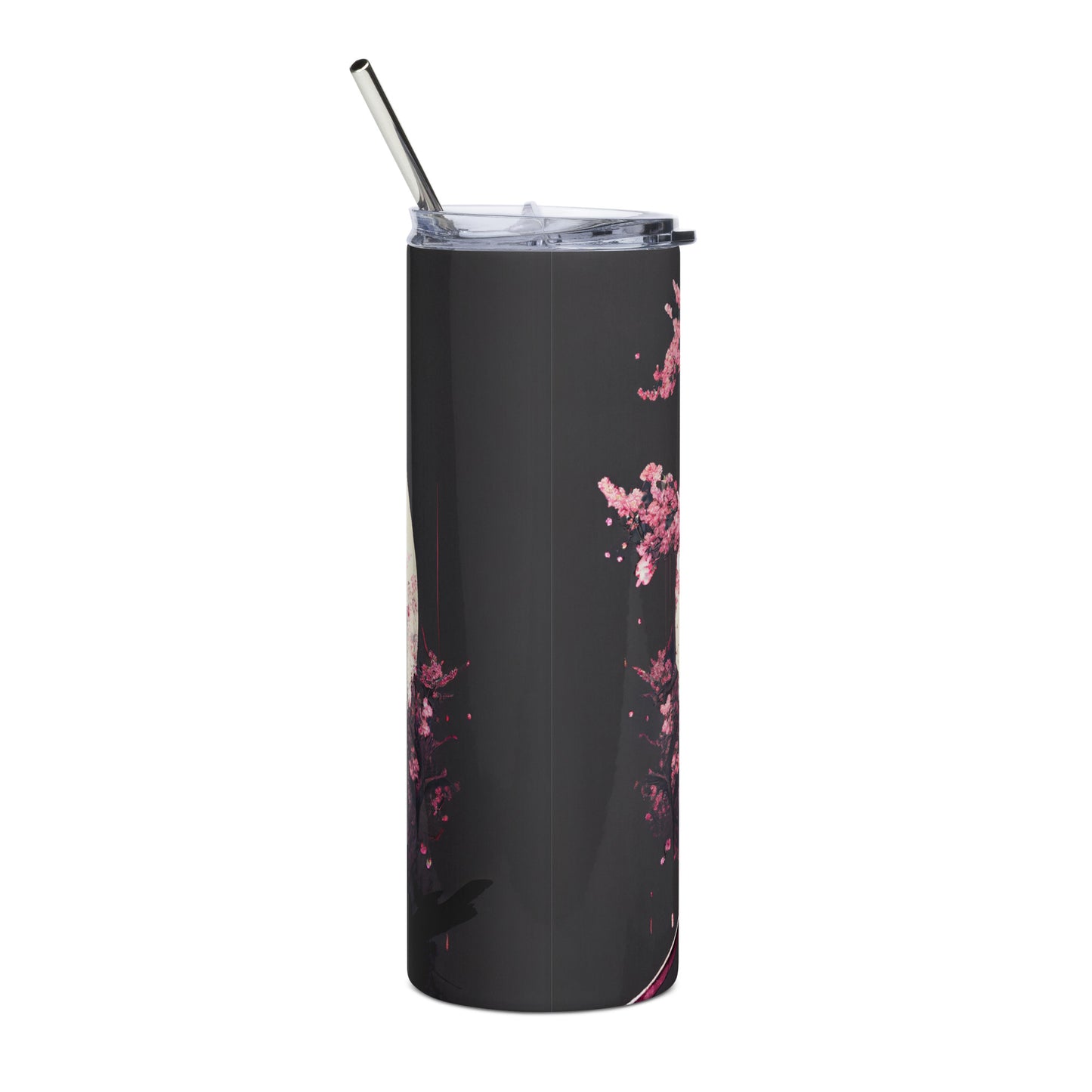 Cherry Blossom Samurai. Stainless steel tumbler