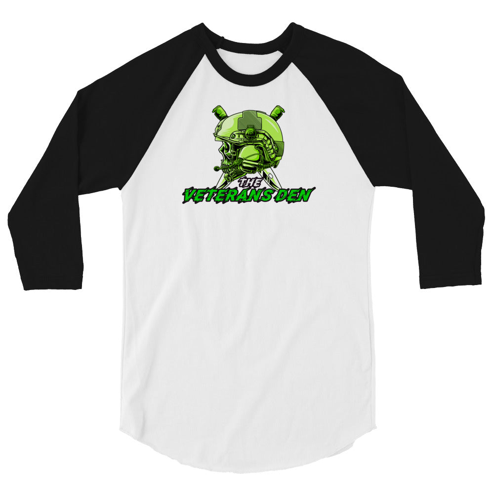 The Veterans Den Tactical cross knives. 3/4 sleeve raglan shirt