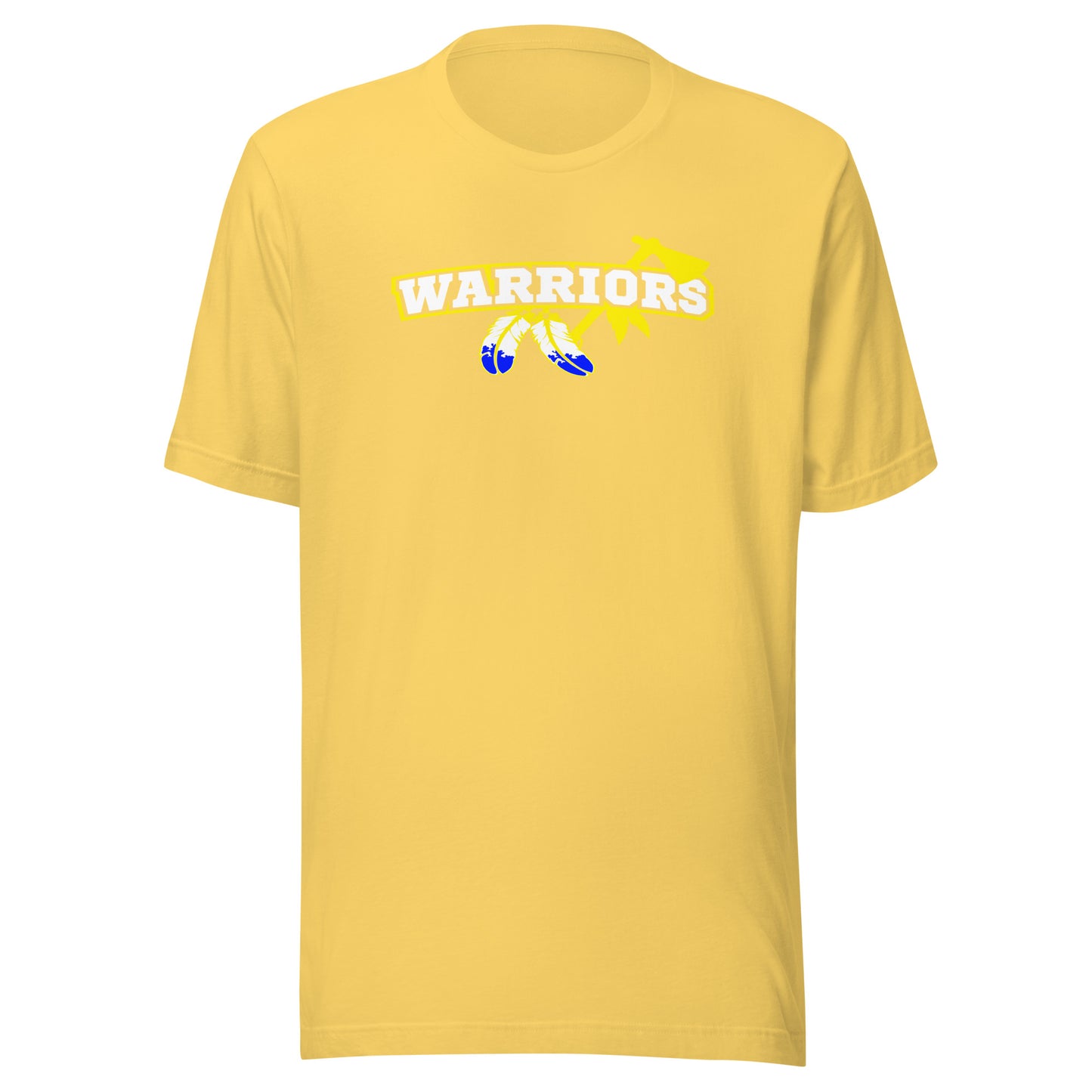 Warriors yellow ax. Unisex t-shirt