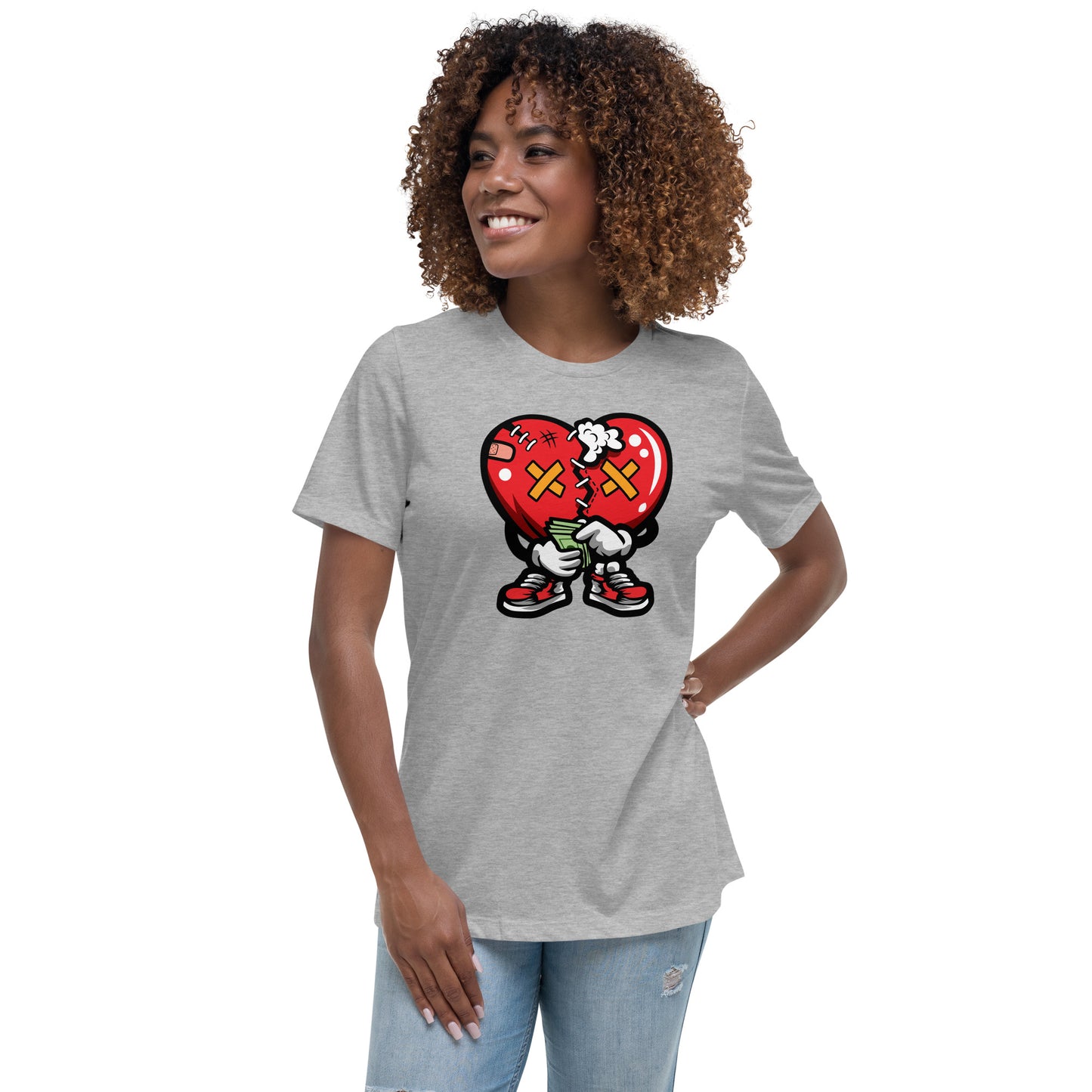 Money over Love. Women's Relaxed T-Shirt