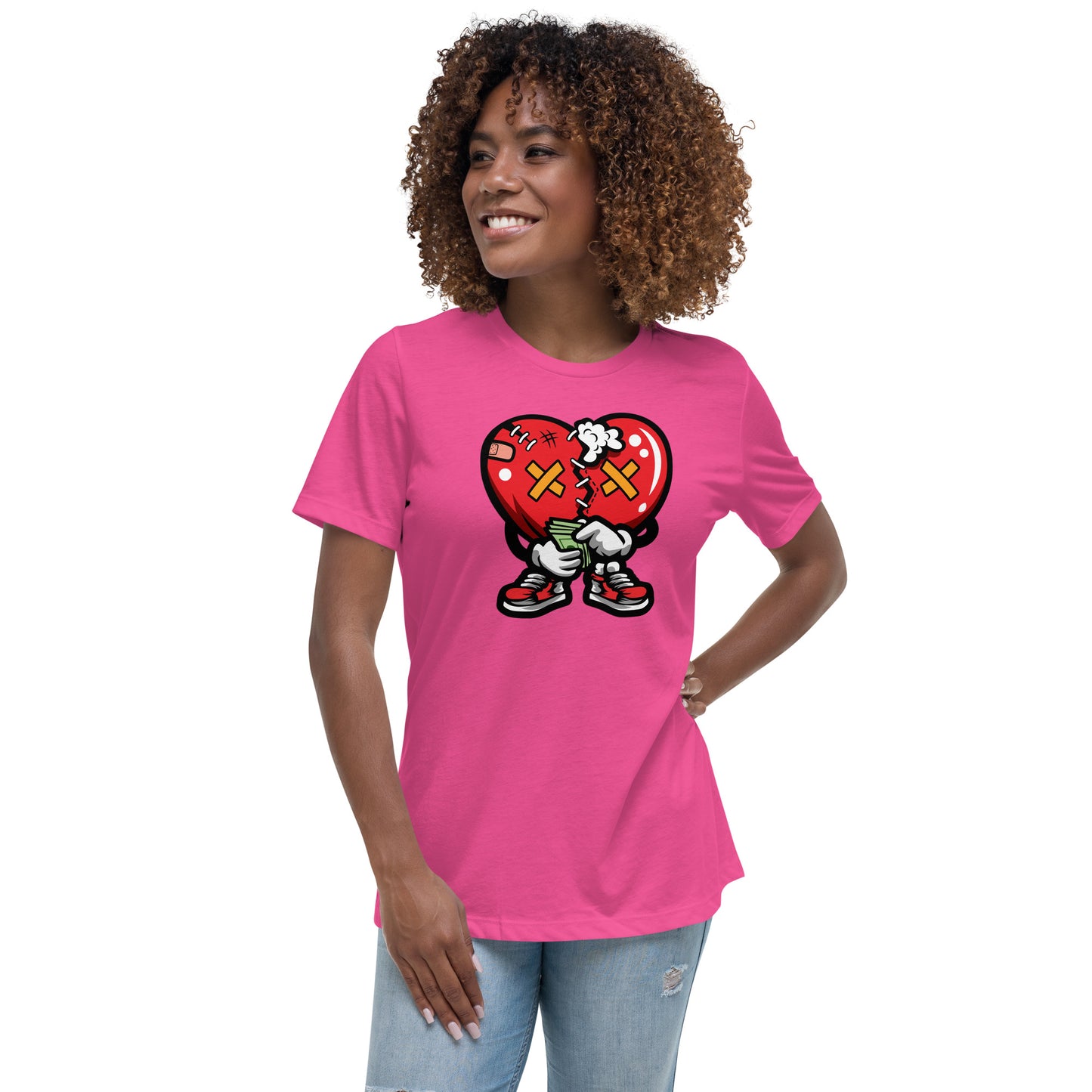 Money over Love. Women's Relaxed T-Shirt