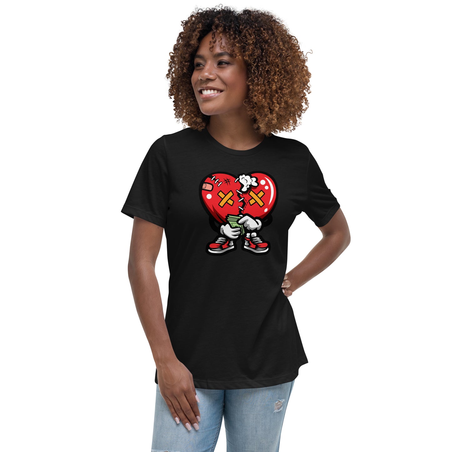 Money over Love. Women's Relaxed T-Shirt