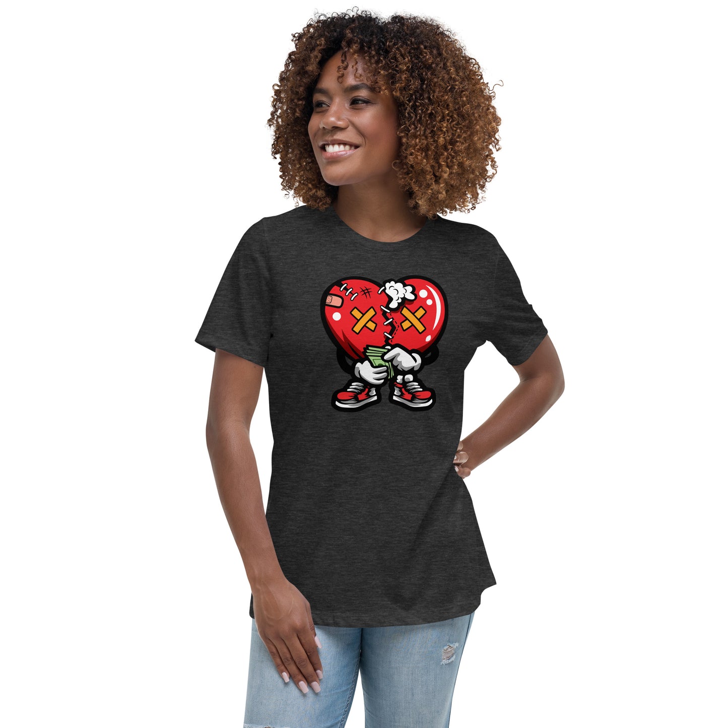 Money over Love. Women's Relaxed T-Shirt