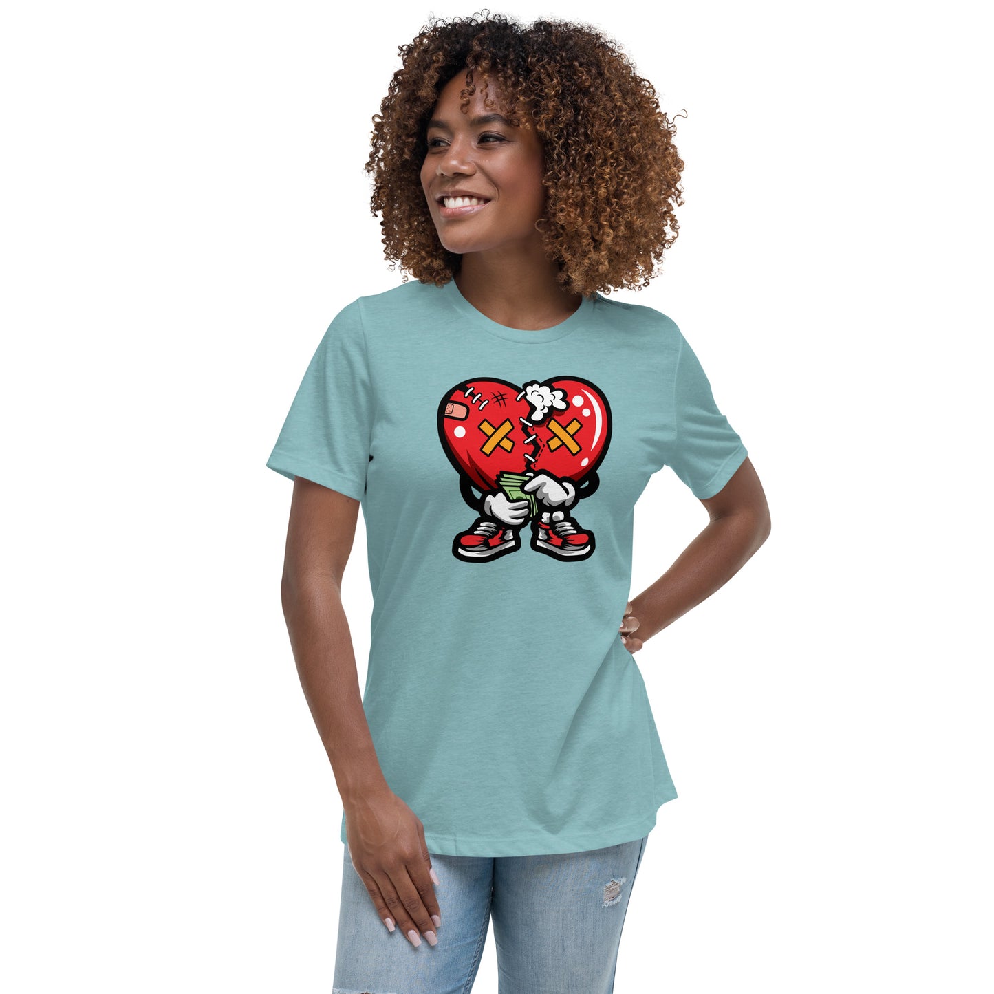 Money over Love. Women's Relaxed T-Shirt