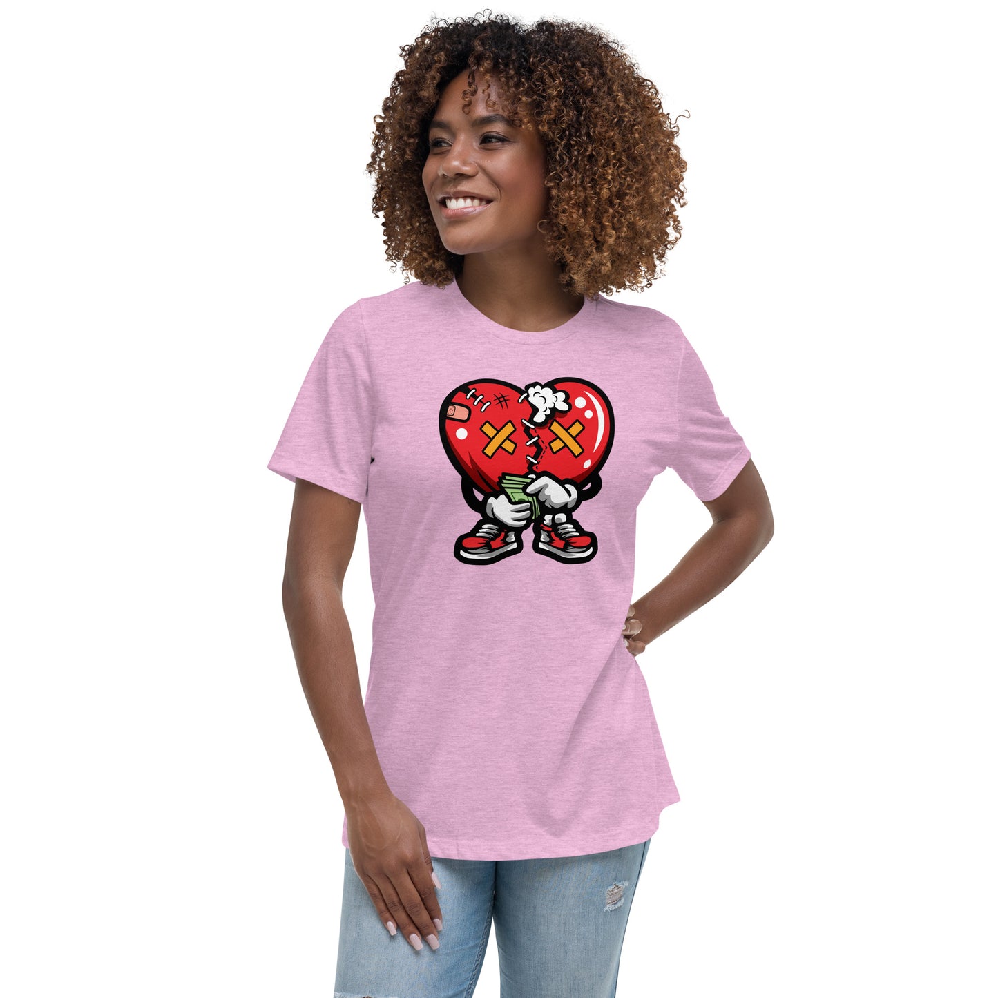 Money over Love. Women's Relaxed T-Shirt