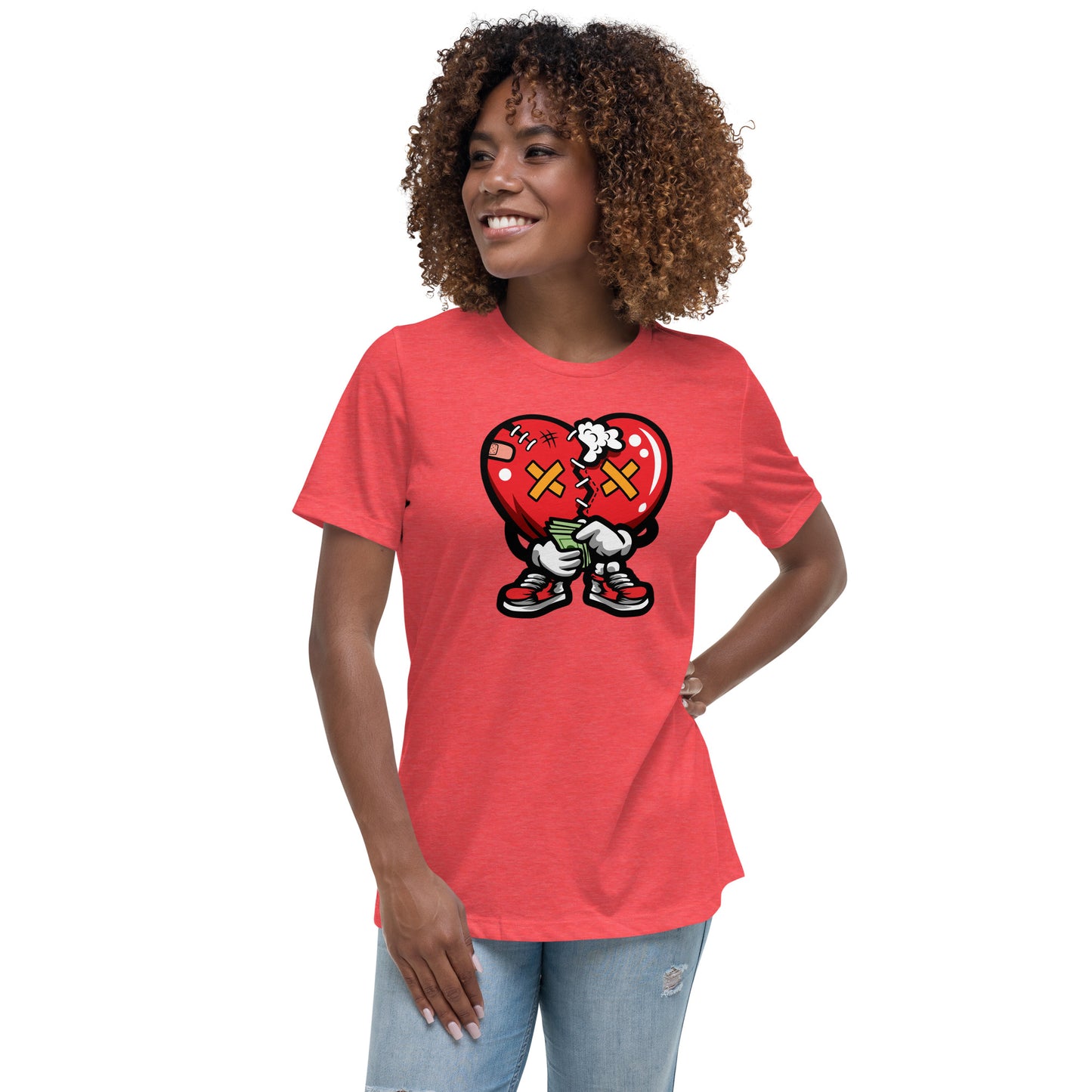 Money over Love. Women's Relaxed T-Shirt
