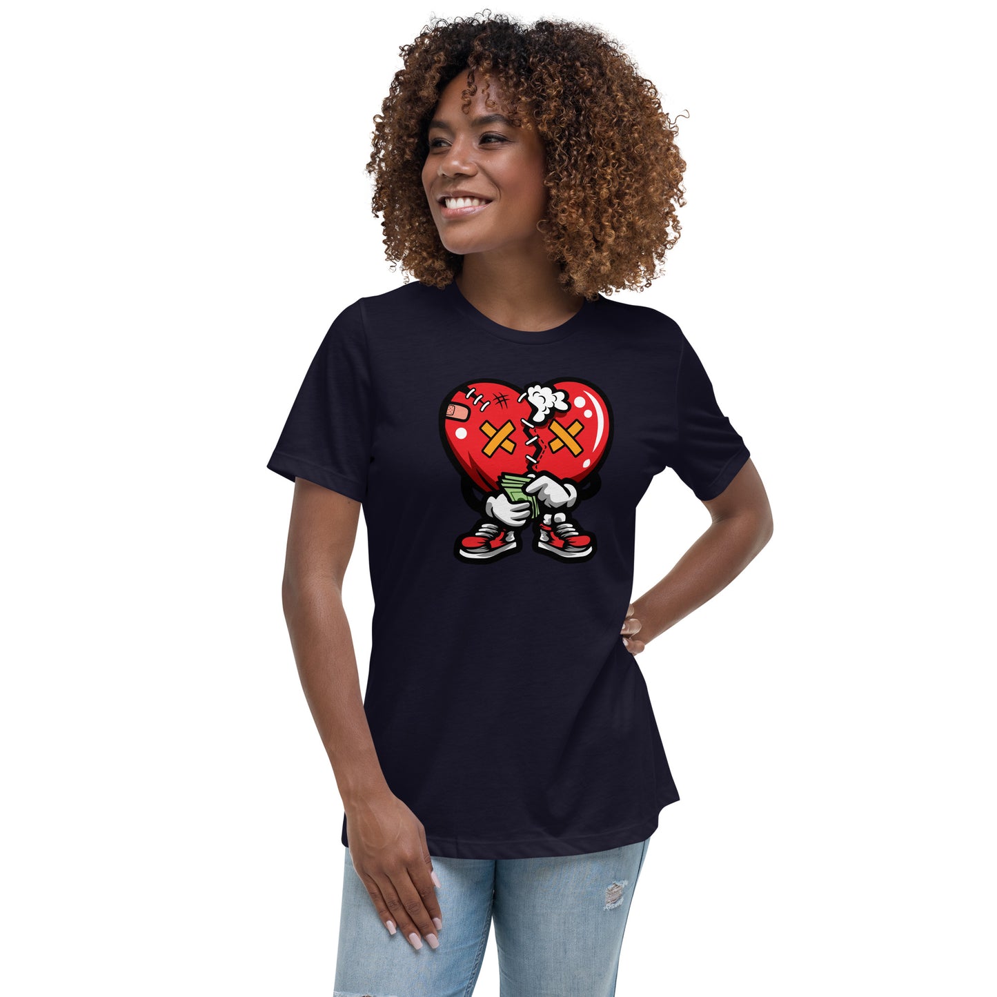 Money over Love. Women's Relaxed T-Shirt