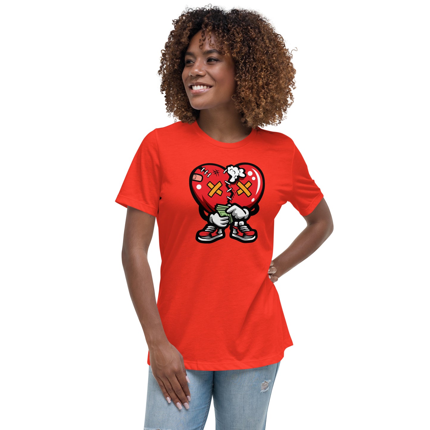 Money over Love. Women's Relaxed T-Shirt