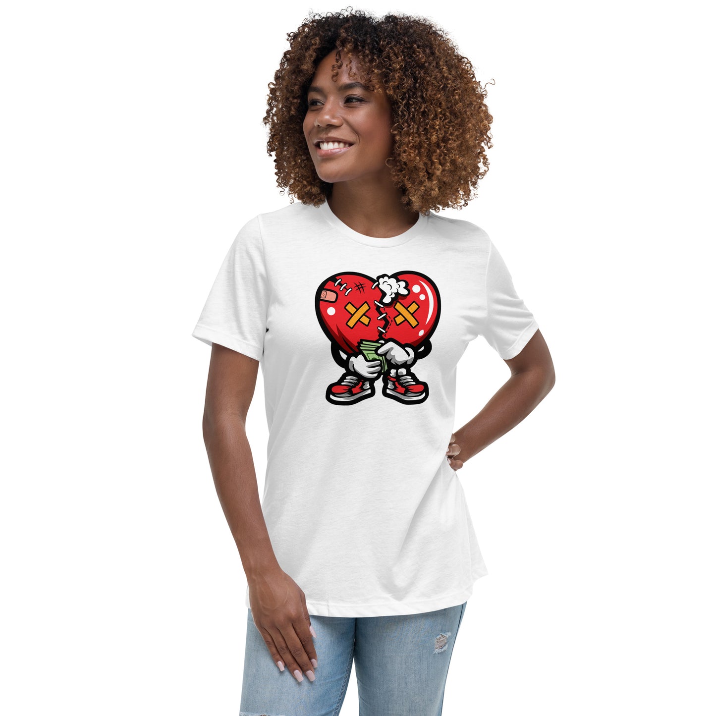 Money over Love. Women's Relaxed T-Shirt