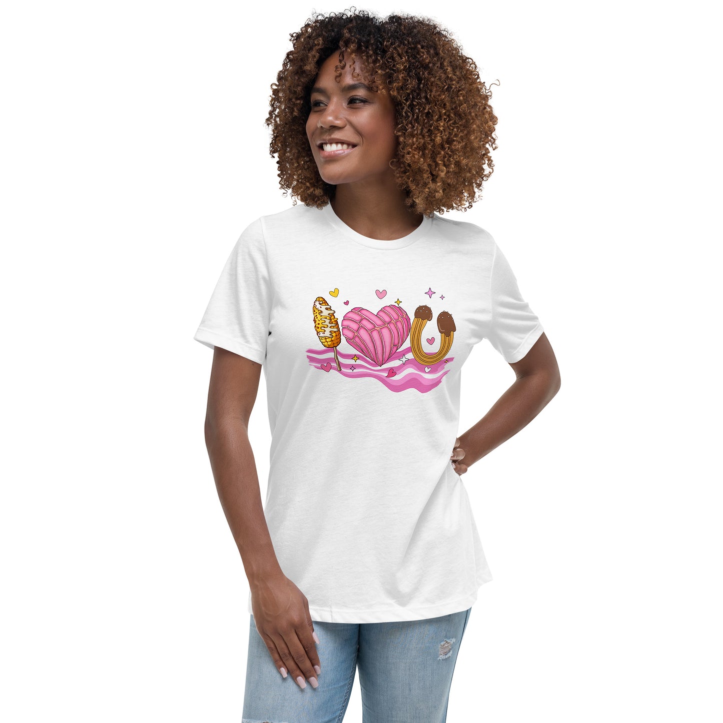 Elote I heart U. Women's Relaxed T-Shirt