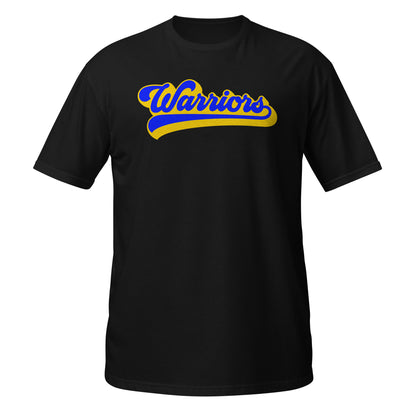 Warriors baseball script. Short-Sleeve Unisex T-Shirt