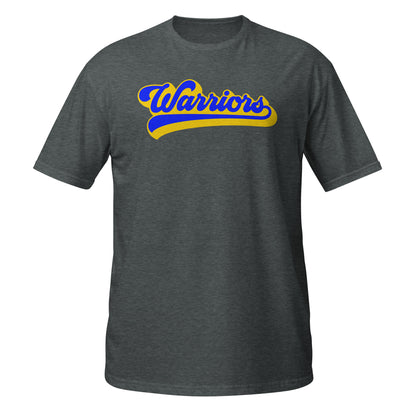 Warriors baseball script. Short-Sleeve Unisex T-Shirt