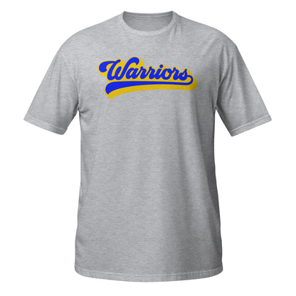 Warriors baseball script. Short-Sleeve Unisex T-Shirt